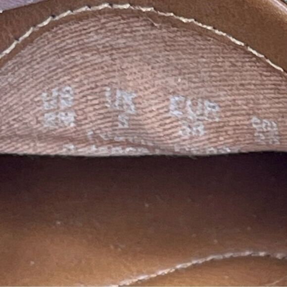 Franco Sarto Jasmine Leather Suede Slip On Flat Sandstone 8 Loafer - Picture 15 of 15